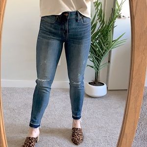 Madewell Medium Wash Skinny Jeans